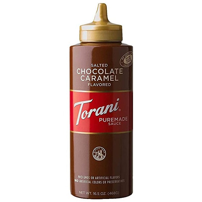 Torani Sea Salt Chocolate Caramel Sauce - 16.5oz