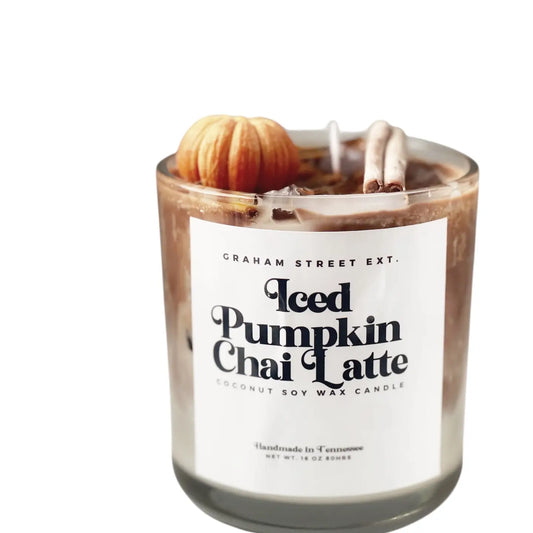 Pumpkin Iced Chai Dessert Candle