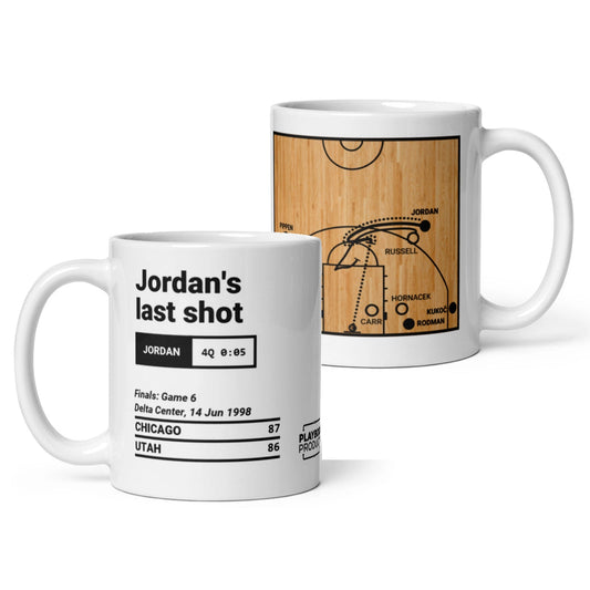 Chicago Bulls Greatest Plays Mug: Jordan's Last Shot (1998)