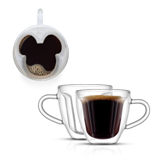 Mickey Mouse Espresso Glasses - Set of 2