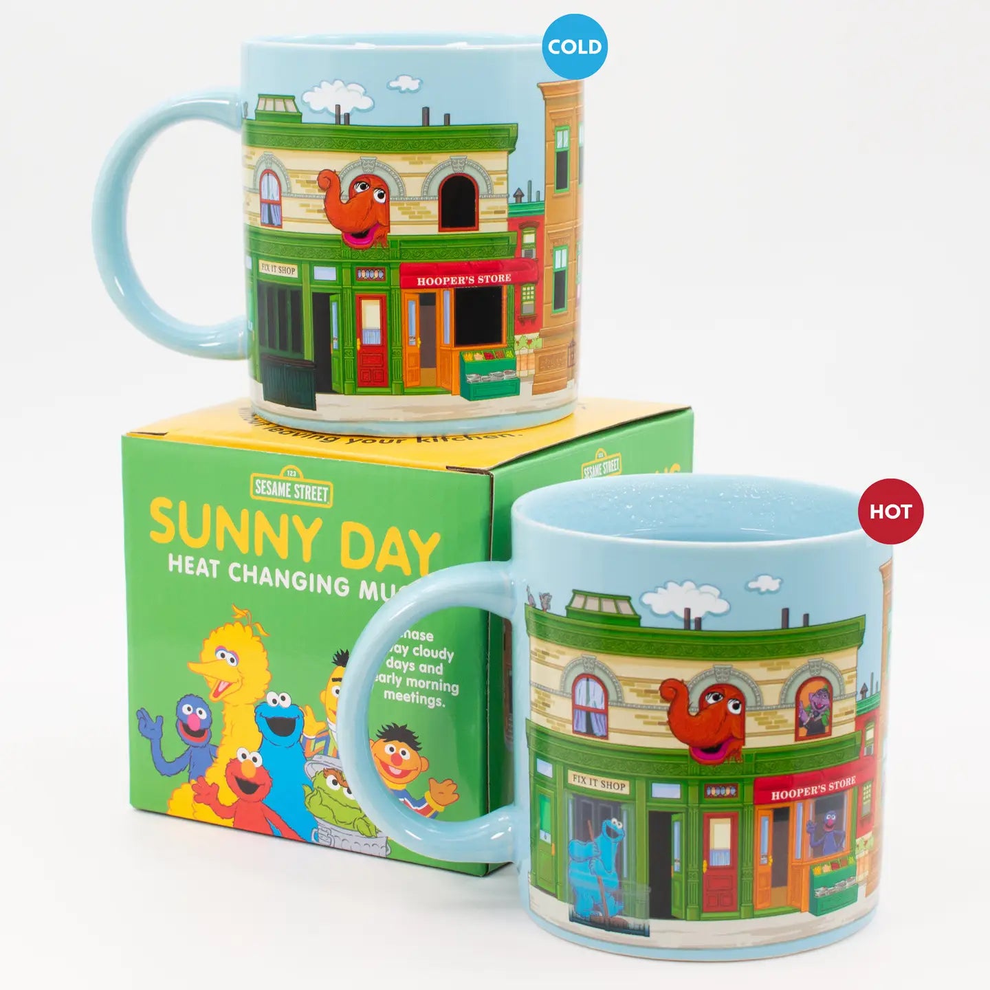 Sesame Street Sunny Day Heat-Changing Coffee Mug