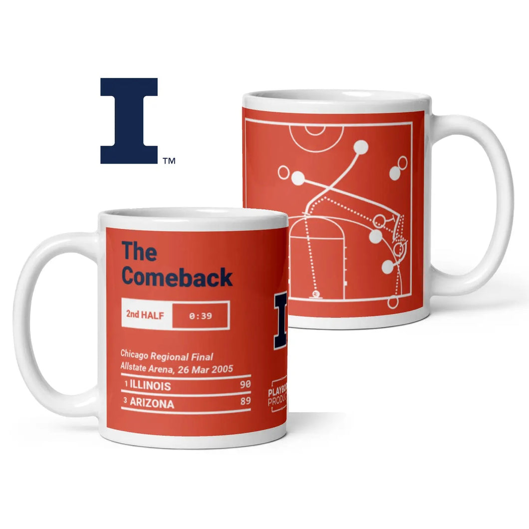 Illinois Basketball Greatest Plays Mug: the Comeback