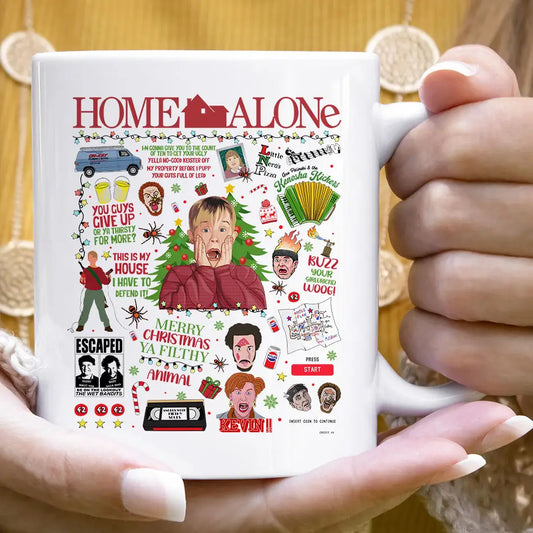 Home Alone Christmas Collage Mug
