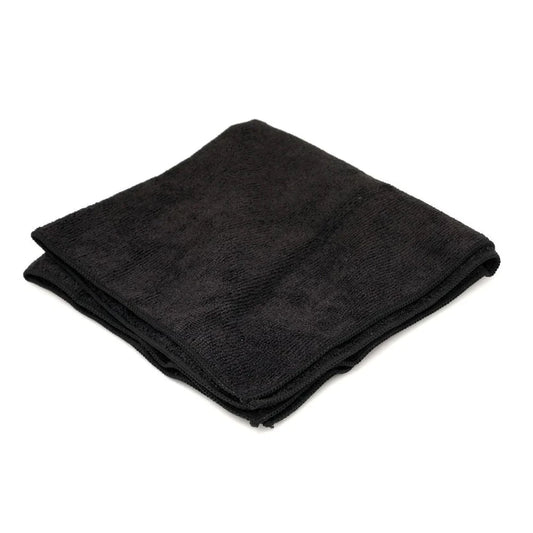 MICROFIBER BLACK CLOTH TOWEL 16" X 16"