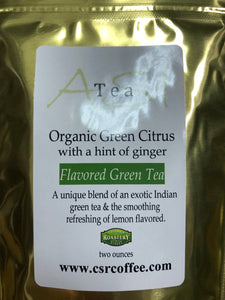 Hot Tea - Green - Green Citrus w/ Ginger